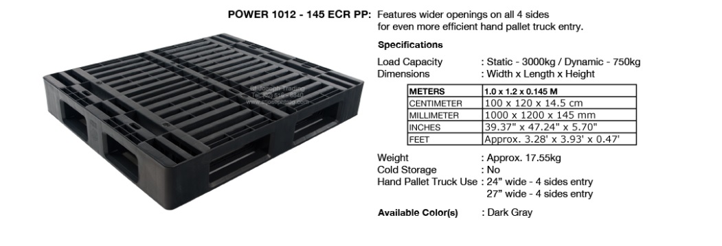 POWER 1012 - 145 ECR PP