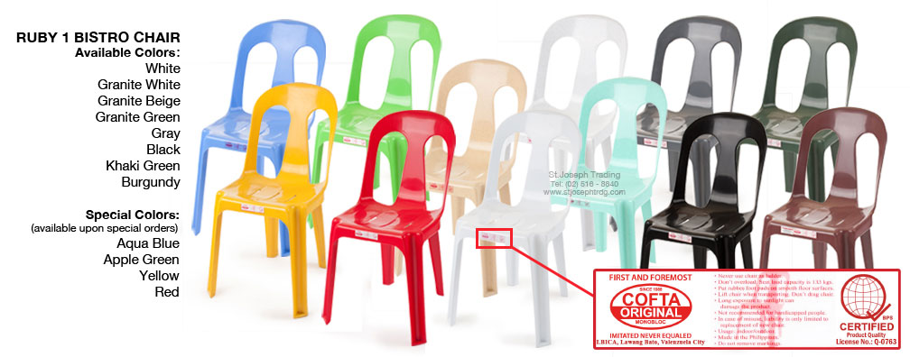 Cofta Ruby 1 Bistro Chairs